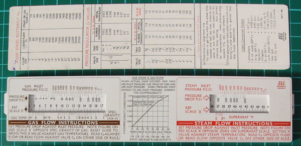 The upper face was used for liquid flow to calculate the flow coefficient Cv 