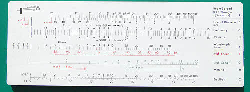 Speed / Time / Distance Slide Chart