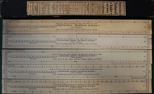 Rotring metric scale