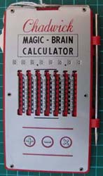 VINTAGE MAGIC BRAIN POCKET CALCULATOR WITH STYLUS And INSTRUCTIONS. – IBBY